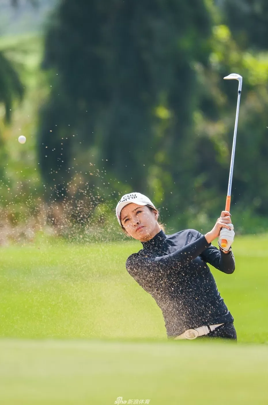 珠海女子挑战赛练习日：梧桐树下挥杆绽放-第1张图片-康盛风体育资讯官网 - 专业体育赛事报道与运动服饰潮流指南平台