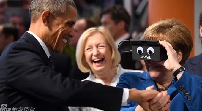 汉诺威工博会上的友谊与未来：奥巴马默克尔携手体验数字化新潮-第3张图片-康盛风体育资讯官网 - 专业体育赛事报道与运动服饰潮流指南平台